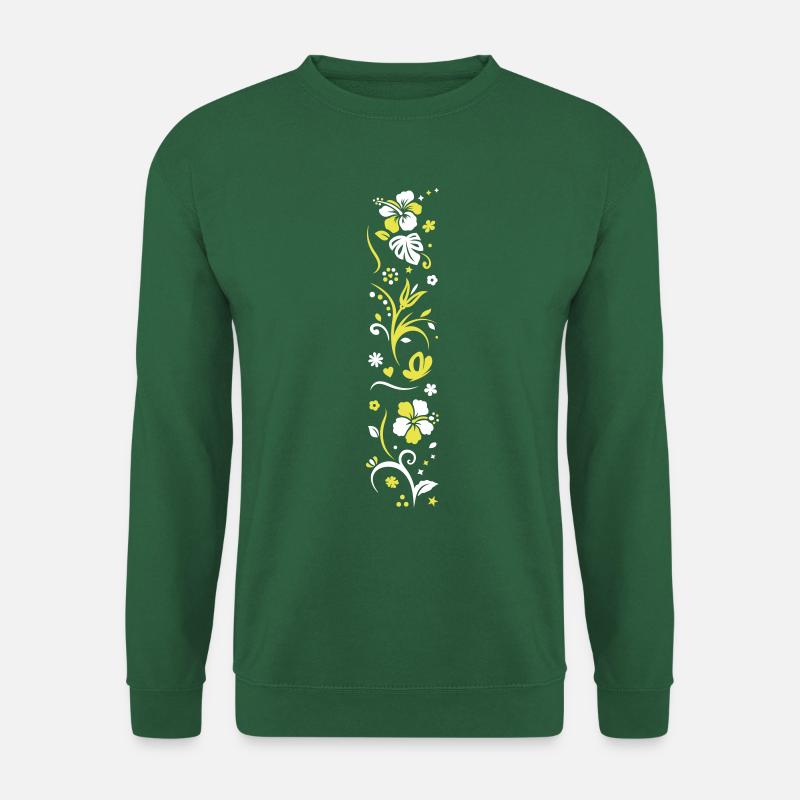 SPRING FRÜHLINGS BLÜMCHEN - Unisex Pullover - Grün