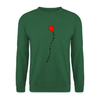 Ballon Sort Lâcher - Sweat-shirt Unisexe - vert foncé - Devant