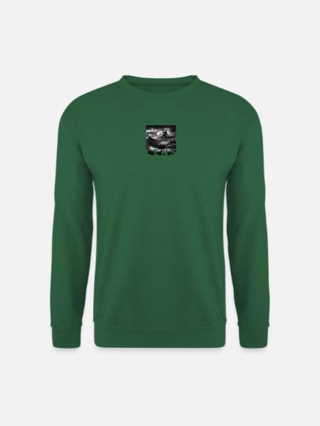 CHEVALET LENS - Sweat-shirt Unisexe - vert foncé