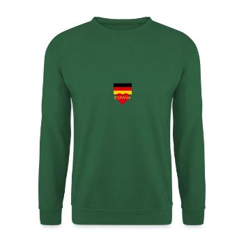 Flag Germany Spain - Unisex Sweatshirt - green - Front