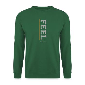 Ressentez le gris de la liberté - Sweat-shirt Unisexe - vert foncé - Devant