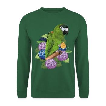 Noble ara - Unisex Pullover - Grün - Vorne