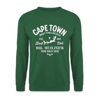 Cape Town meet the locals last call - Unisex Sweatshirt - green - Front