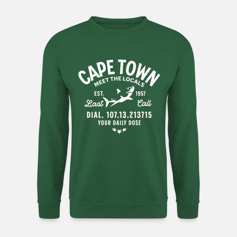 Kapstadt Treffen Sie die Einheimischen letzter Anruf - Unisex Pullover - Grün