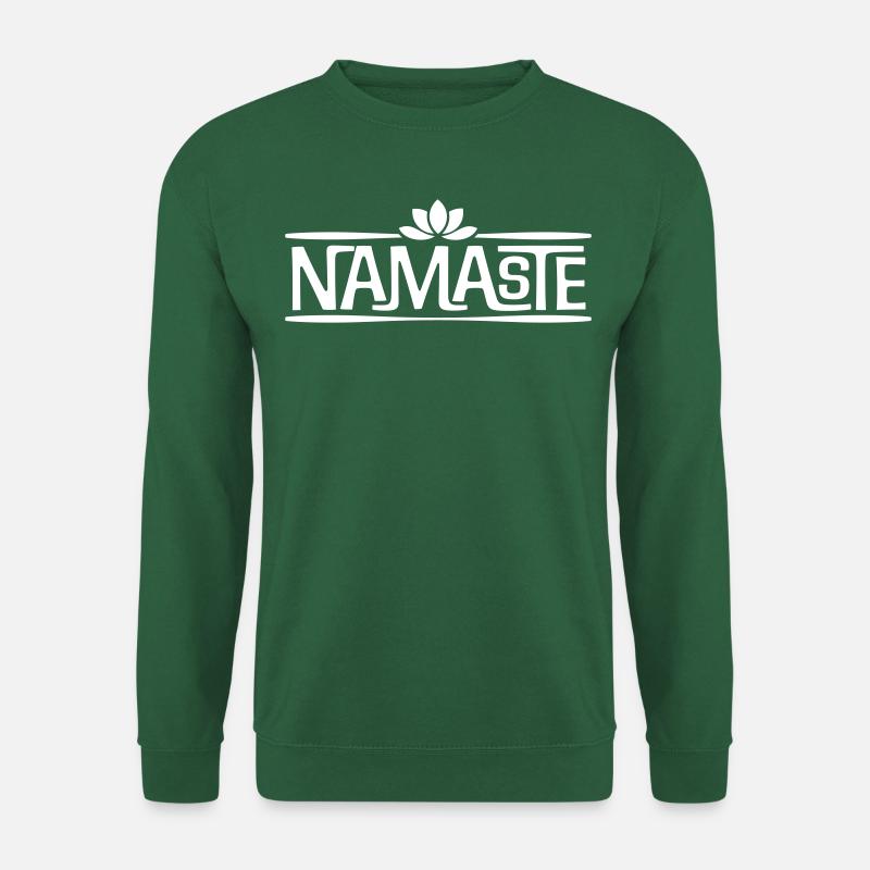 Namaste - Unisex Pullover - Grün