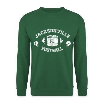 Jacksonville Football - American Football - Helm - Unisex Pullover - Grün - Vorne