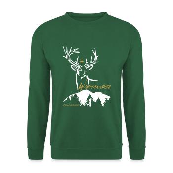 Hunter Gift Waidmannsheil-Jagen est la conservation de la nature - Sweat-shirt Unisexe - vert foncé - Devant