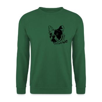 Frenchie - Sweat-shirt Unisexe - vert foncé - Devant