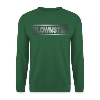 Clownstep DNB Drum n Bass Junglist - Unisex Pullover - Grün - Vorne