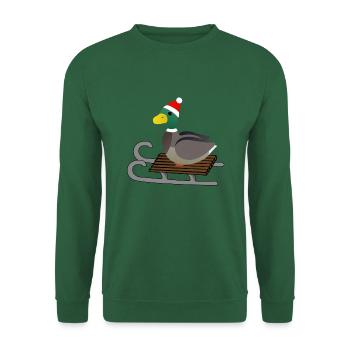 Canard - Sweat-shirt Unisexe - vert foncé - Devant