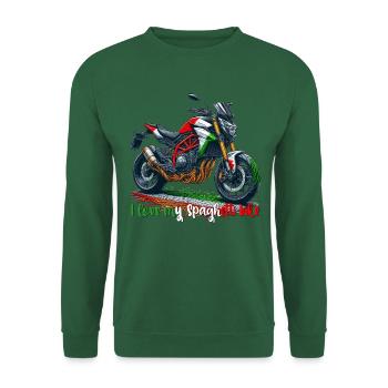 Sind Sie auch stolz auf Ihr italienisches Motorrad? - Unisex Pullover - Grün - Vorne