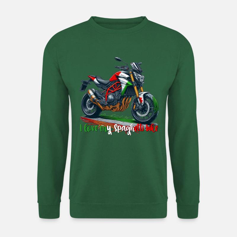 Sind Sie auch stolz auf Ihr italienisches Motorrad? - Unisex Pullover - Grün