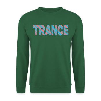 Trance Music Trippy | Exaltant Goa Psychédélique - Sweat-shirt Unisexe - vert foncé - Devant