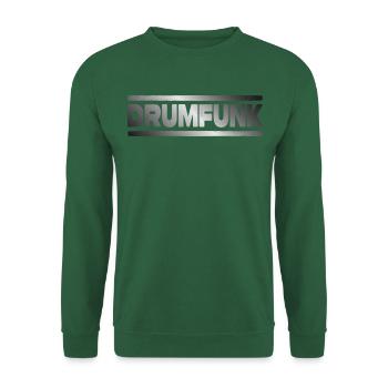 Drumfunk DNB Drum and Bass Junglist - Unisex Pullover - Grün - Vorne