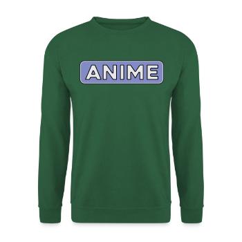 Anime Skateboard Otaku Auto Slap - Unisex Pullover - Grün - Vorne