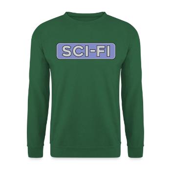 Scifi Science Fiction Science-fiction Nerd Geek - Sweat-shirt Unisexe - vert foncé - Devant
