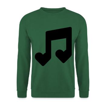 Musik Liebe Leidenschaft - Unisex Pullover - Grün - Vorne