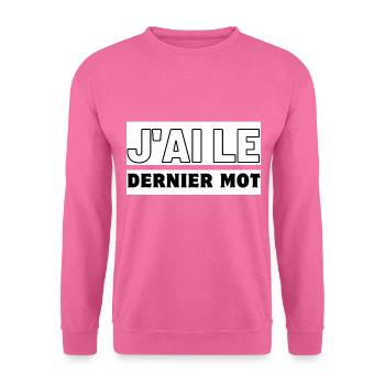 Duo Dominance Tees - Sweat-shirt Unisexe - rose - Devant