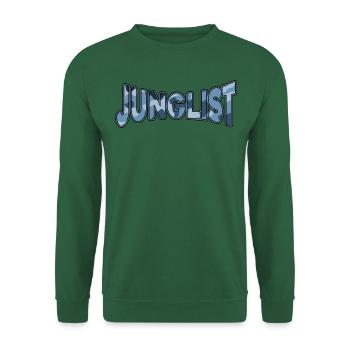 Junglist Blue Camo DNB Original Remix - Unisex Sweatshirt - green - Front