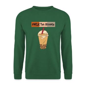 Milk Tea Alliance - bubble tea lover - Unisex Sweatshirt - green - Front