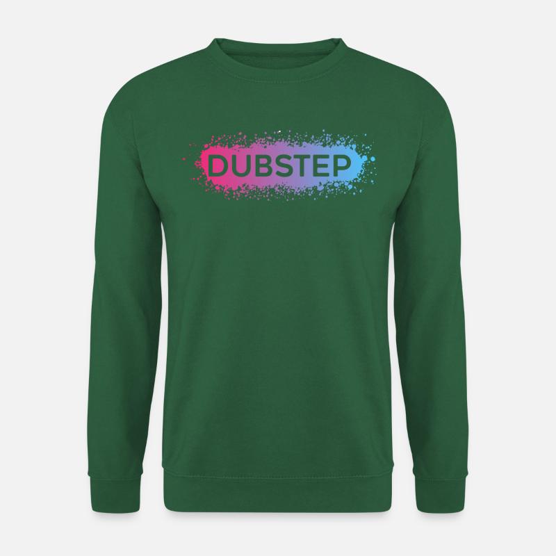 Dubstep Vaporwave Splat - Unisex Pullover - Grün