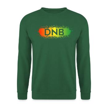 DNB Splat - Drum n Bass Junglist Red Yellow Green - Unisex Sweatshirt - green - Front