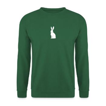 Lapin - Sweat-shirt Unisexe - vert foncé - Devant