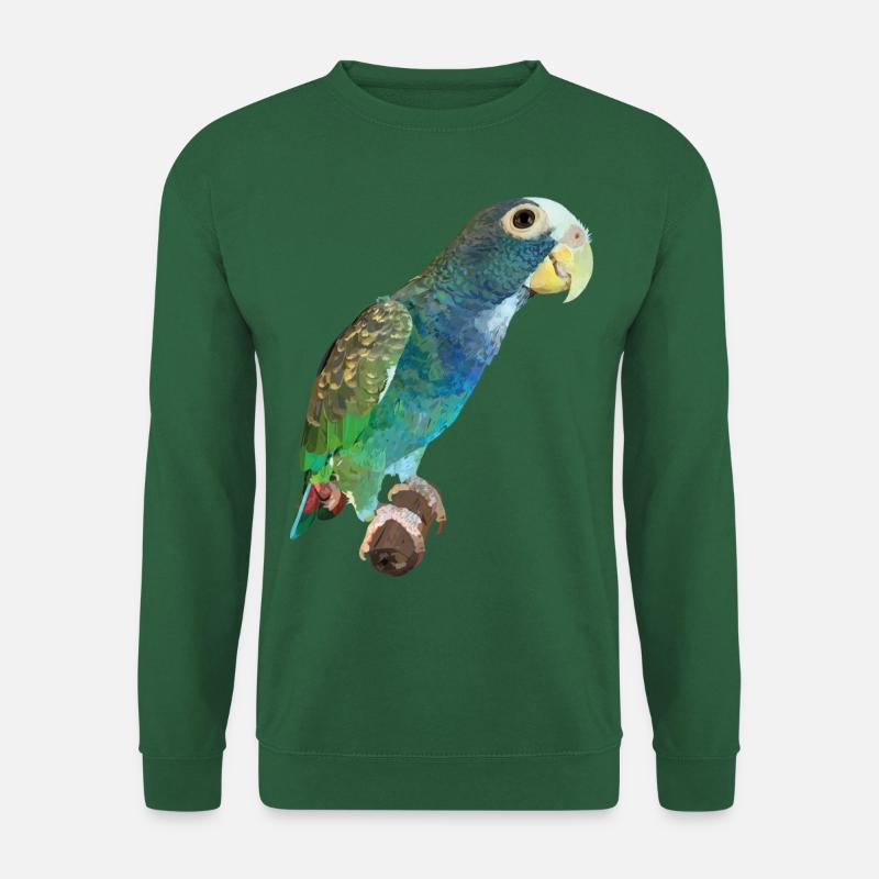Papagei Senile - Unisex Pullover - Grün