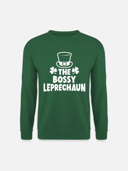 The Bossy Leprechaun - Unisex Sweatshirt - green