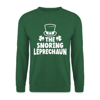 The Snoring Leprechaun - Unisex Sweatshirt - green - Front