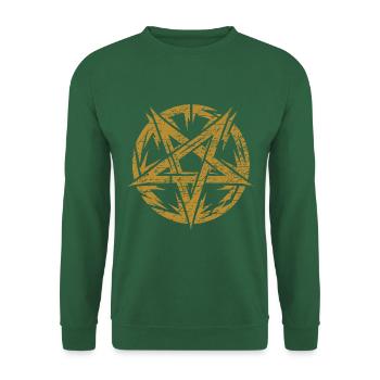 Torn Pentagram Occult Sign - Unisex Sweatshirt - green - Front