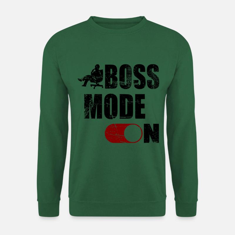 BOSS MODE ON - Unisex Sweatshirt - green