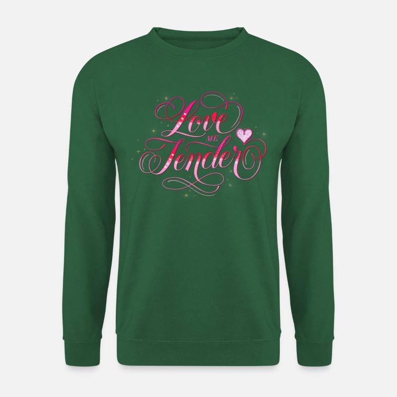 Love Me Tender - Unisex Pullover - Grün