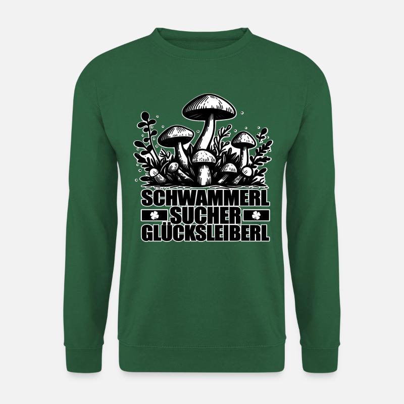 Pilzsammler Spruch - Unisex Pullover - Grün