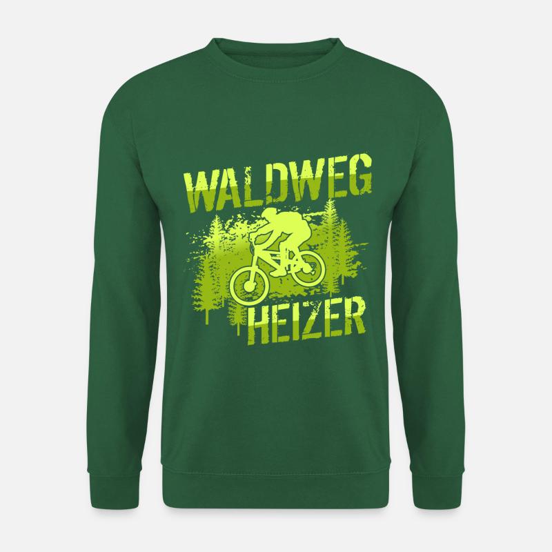 MTB Mountainbiker - Waldweg Heizer - Unisex Pullover - Grün