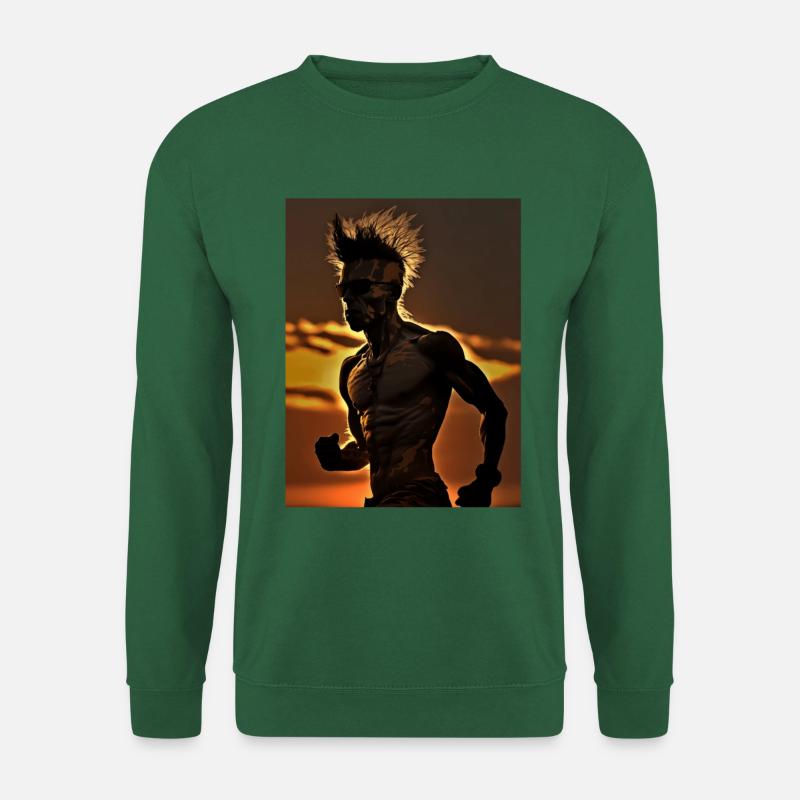 Punk Läufer - Unisex Pullover - Grün