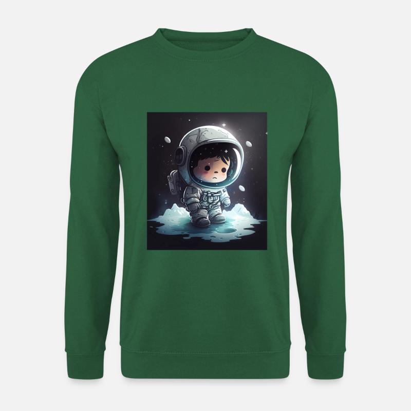 Chibi Astronaut - Unisex Sweatshirt - green