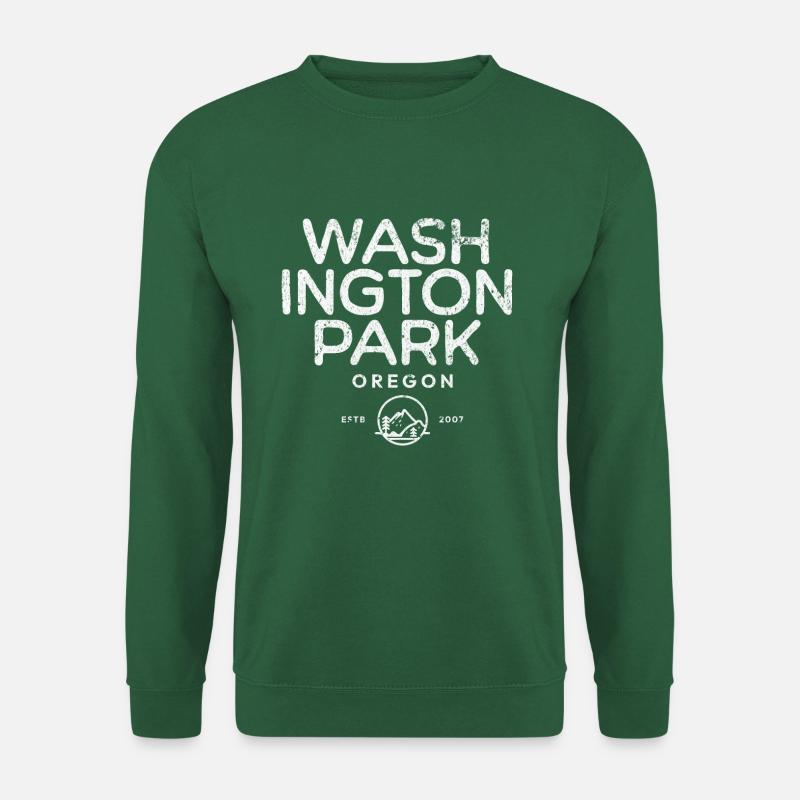 Washington Park, Oregon - Unisex Pullover - Grün