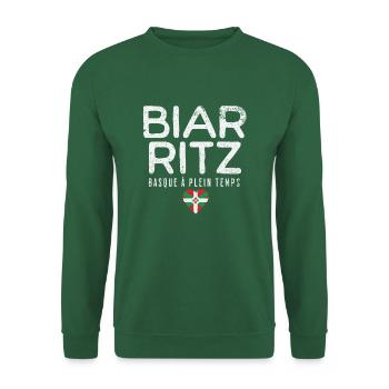 Full-time Basque - Unisex Sweatshirt - green - Front