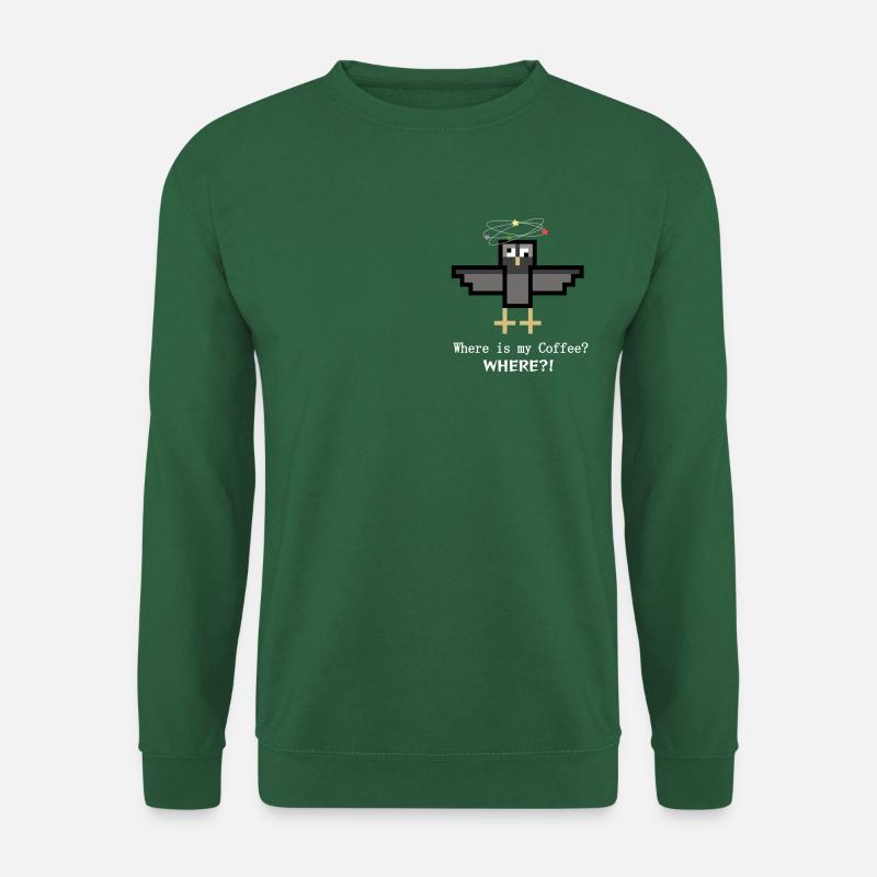 Tourterelle du café - Sweat-shirt Unisexe - vert foncé