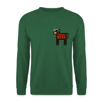 Retro Bull - Unisex Sweatshirt - green - Front
