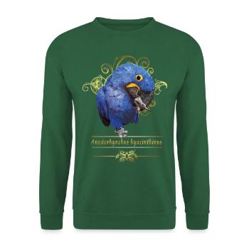 Hyacinth Macaw - Unisex Sweatshirt - green - Front