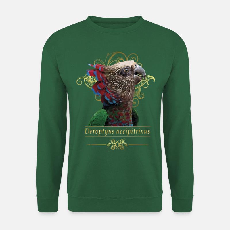 Der Cacique-Papagei - Unisex Pullover - Grün