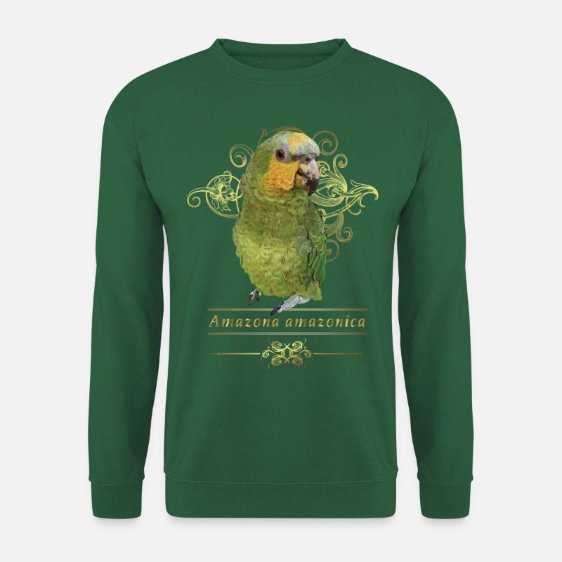 The Orange-winged Amazon - Unisex Sweatshirt - green