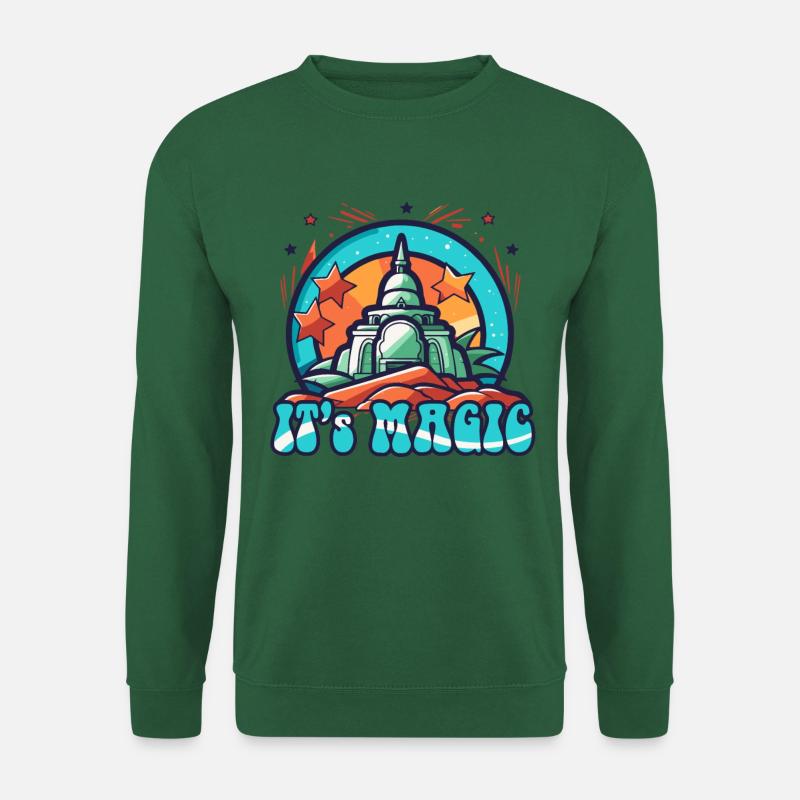 Magisches orientalisches Schloss - Unisex Pullover - Grün