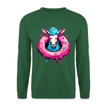 The Donut Sheep - Unisex Sweatshirt - green - Front
