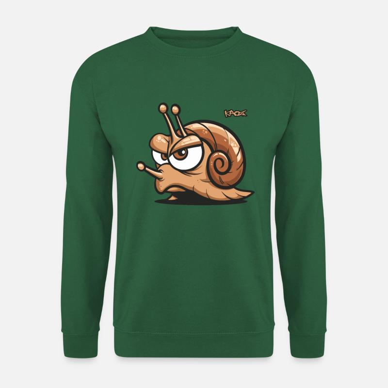 Ein genervte Schnecke - Unisex Pullover - Grün