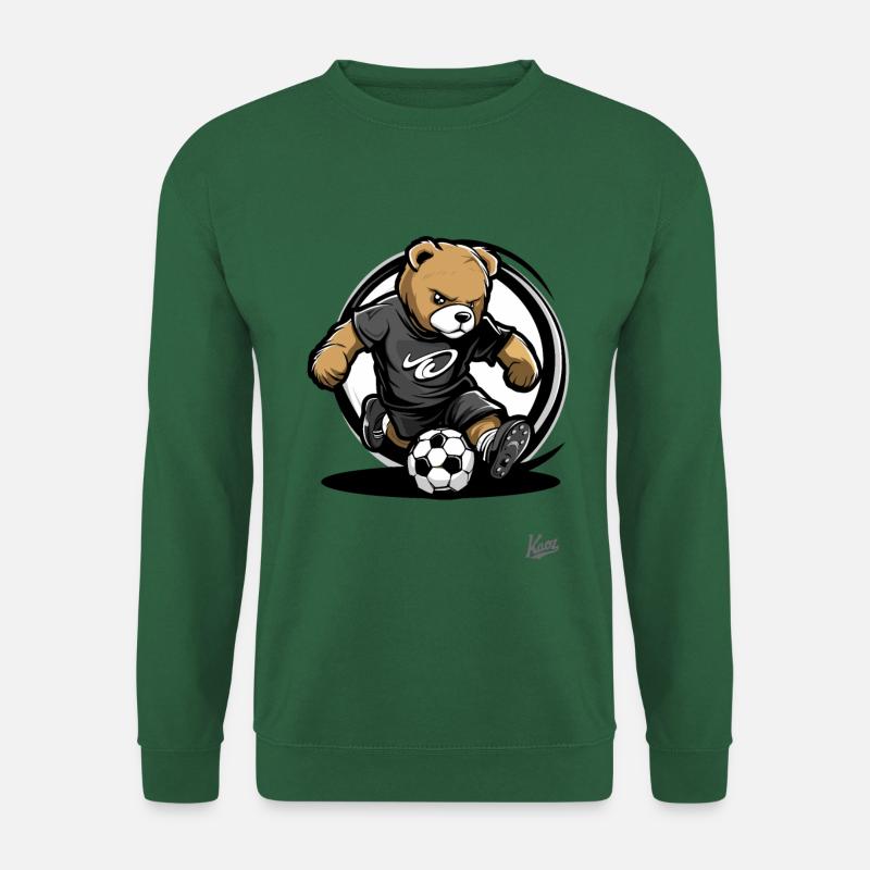 Soccer Bear - Unisex Sweatshirt - green