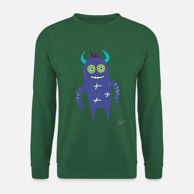 kleines blaues Monster - Unisex Pullover - Grün