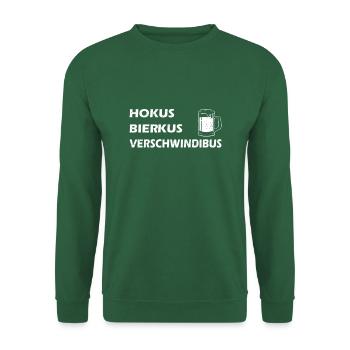 Magischer Bier Zauberspruch Party - Unisex Pullover - Grün - Vorne
